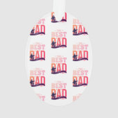 De Beste Papa Ooit Ornament (achterkant)