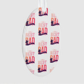 De Beste Papa Ooit Ornament (voorkant)