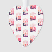 De Beste Papa Ooit Ornament (voorkant)