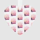 De Beste Papa Ooit Ornament (achterkant)