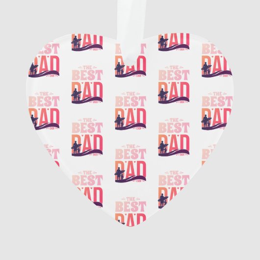 De Beste Papa Ooit Ornament (achterkant)