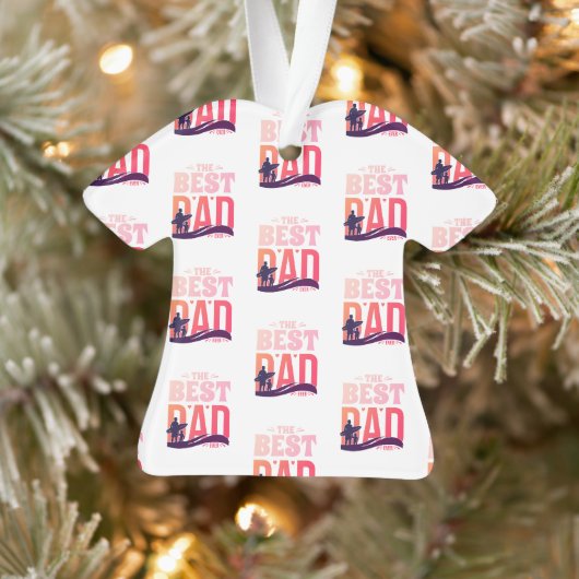 De Beste Papa Ooit Ornament (Boom)