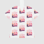 De Beste Papa Ooit Ornament (achterkant)