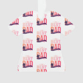 De Beste Papa Ooit Ornament (voorkant)