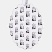 De Beste Papa Ooit Ornament Kaart (Links)