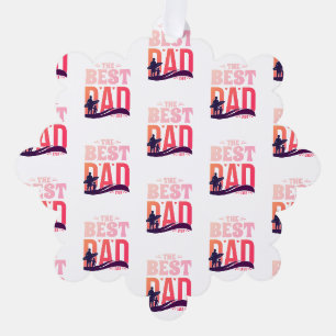 De Beste Papa Ooit Ornament Kaart