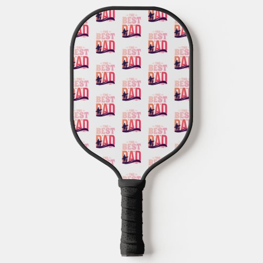 De Beste Papa Ooit Pickleball Paddle (Voorkant)