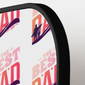 De Beste Papa Ooit Pickleball Paddle (Links Detail)