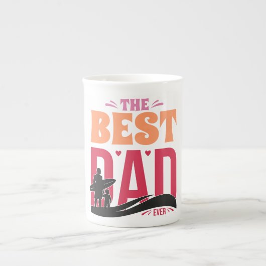 De Beste Papa Ooit Porselein Kop (Voorkant)