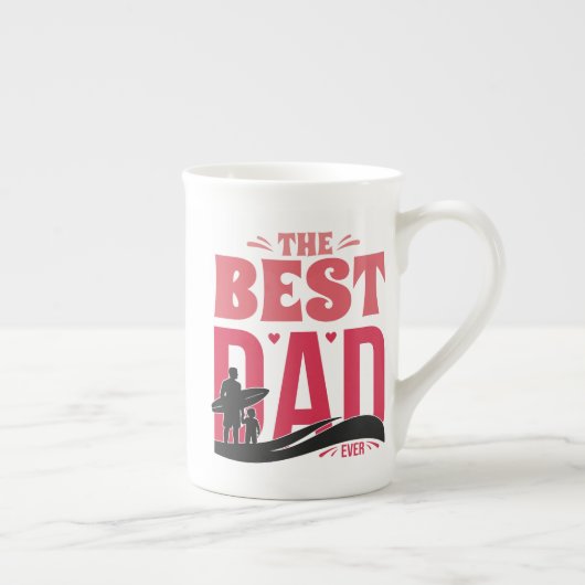 De Beste Papa Ooit Porselein Kop (Rechts)