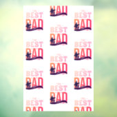 De Beste Papa Ooit Raamsticker (Vel 3)