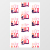 De Beste Papa Ooit Raamsticker (Vel)