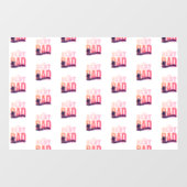 De Beste Papa Ooit Raamsticker (Vel)