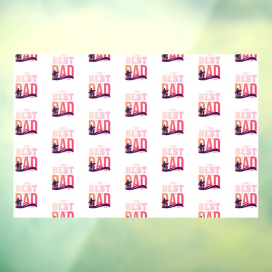De Beste Papa Ooit Raamsticker (Vel 3)
