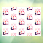 De Beste Papa Ooit Raamsticker (Vel 3)