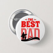 De Beste Papa Ooit Ronde Button 5,7 Cm (Voorkant /achterkant)