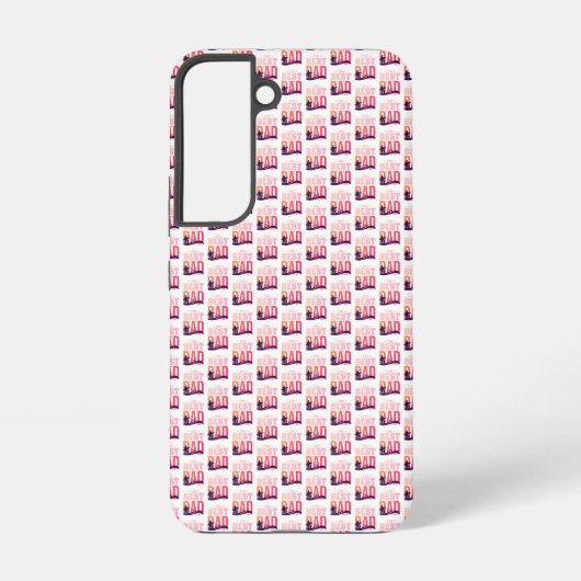 De Beste Papa Ooit Samsung Galaxy Hoesje (Achterkant)