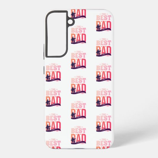 De Beste Papa Ooit Samsung Galaxy Hoesje (Achterkant)
