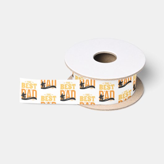 De Beste Papa Ooit Satijnen Lint (Spoel)