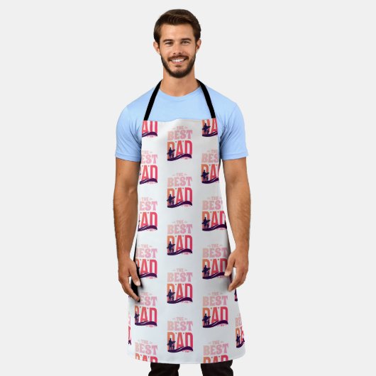 De Beste Papa Ooit Schort (Gedragen)