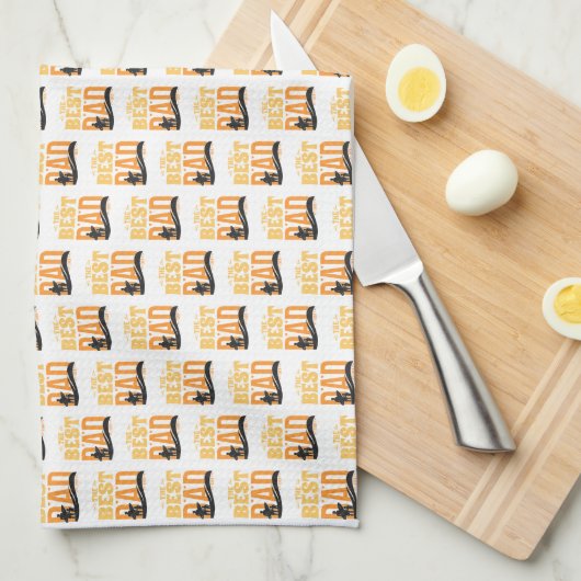 De Beste Papa Ooit Theedoek (Quarter Fold)