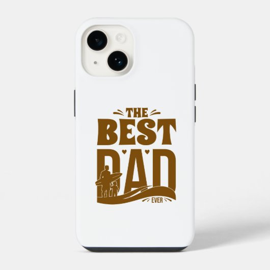 De Beste Papa Ooit - Vader & Kind iPhone Hoesje (Achterkant)