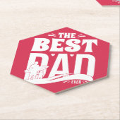De Beste Papa Ooit - Vader & Kind Kartonnen Onderzetters (Schuin)