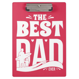 De Beste Papa Ooit - Vader & Kind Klembord