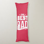 De Beste Papa Ooit - Vader & Kind Lichaamskussen (Achterkant (Verticaal))