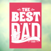 De Beste Papa Ooit - Vader & Kind Raamsticker (Vel 3)