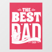 De Beste Papa Ooit - Vader & Kind Raamsticker (Vel)