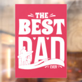 De Beste Papa Ooit - Vader & Kind Raamsticker (Vel 2)