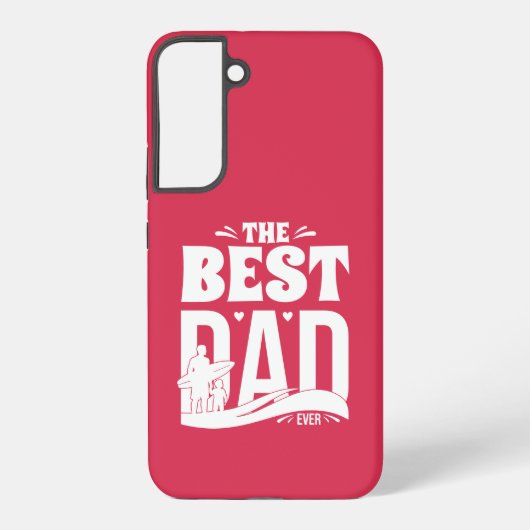 De Beste Papa Ooit - Vader & Kind Samsung Galaxy Hoesje (Achterkant)