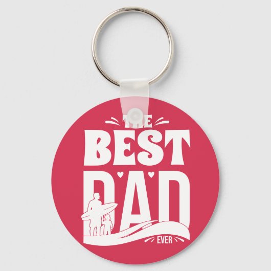 De Beste Papa Ooit - Vader & Kind Sleutelhanger (Voorkant)