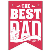 De Beste Papa Ooit - Vader & Kind Vlaggetjes (Derde vlag)