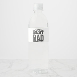 De Beste Papa Ooit - Vader & Kind Waterfles Etiket