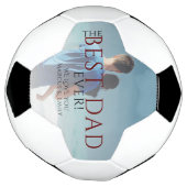 De Beste Papa Ooit Vaderdag Foto Voetbal (Gedraaid)