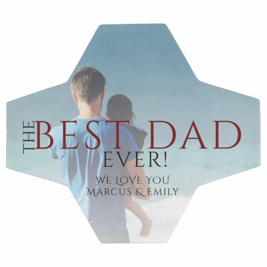 De Beste Papa Ooit Vaderdag Foto Voetbal (Enkel)