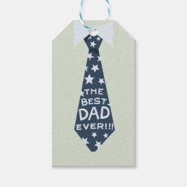 'De Beste Papa Ooit' Vaderdag Verjaardag Cadeau Cadeaulabel
