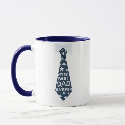 'De Beste Papa Ooit' Vaderdag Verjaardagscadeau Mok (Links)
