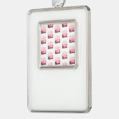 De Beste Papa Ooit Verzilverd Omlijst Ornament (Links)