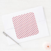 De Beste Papa Ooit Vierkante Sticker (Envelop)