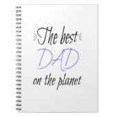De Beste Papa op de Planeet Gepersonaliseerd Minim Notitieboek (Voorkant)