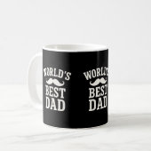De beste papa ter wereld 15 oz koffie Mok (Voorkant links)