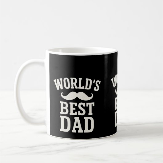 De beste papa ter wereld 15 oz koffie Mok (Links)