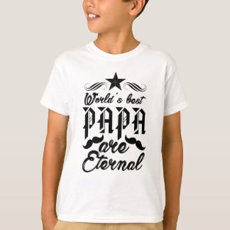 De beste papa ter wereld - Eternal Love Vaderdag T-shirt