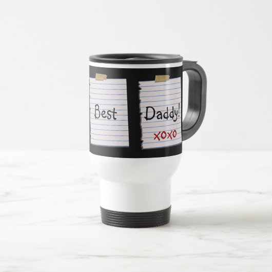 De beste papa ter wereld. Mok (Voorkant rechts)