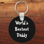 De beste papa ter wereld sleutelhanger (Voorkant)