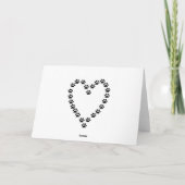 De beste Papa van de Hond Kaart (Achterkant)