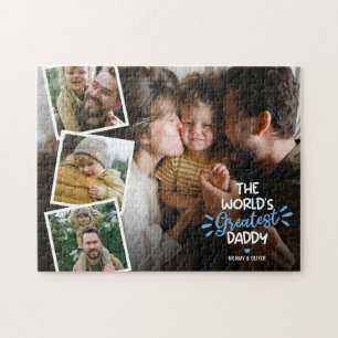 De Beste Papa van de Wereld 4 Foto Legpuzzel